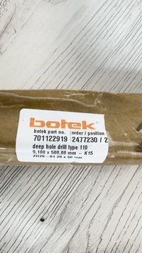 Сверла для глубокого сверления L500 D8,9/9,1/9,2 BOTEK