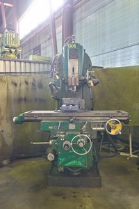 Вертикально-фрезерный станок 6Т12 (Инв. №0001) — рабочее состояние