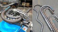 Бездорновый трубогиб с ЧПУ электрический трубогибочный станок RE-60 М TECHNIC